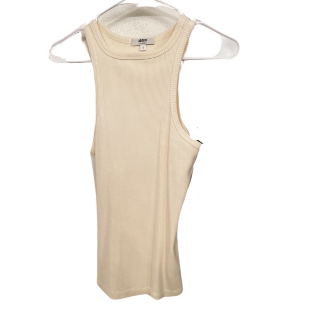 Agolde cream poppy tank top. Size S great condition and fast 📦